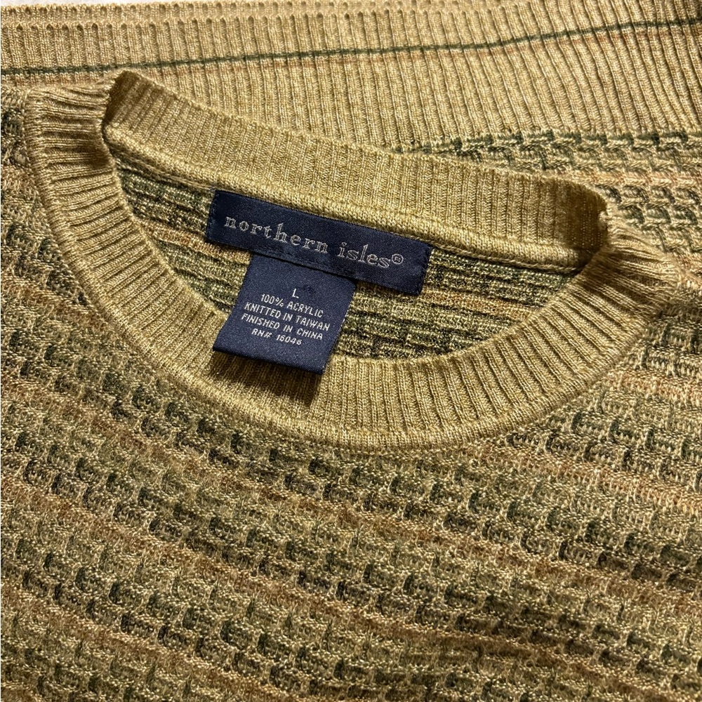Vintage Northern Isles crew sweater for men